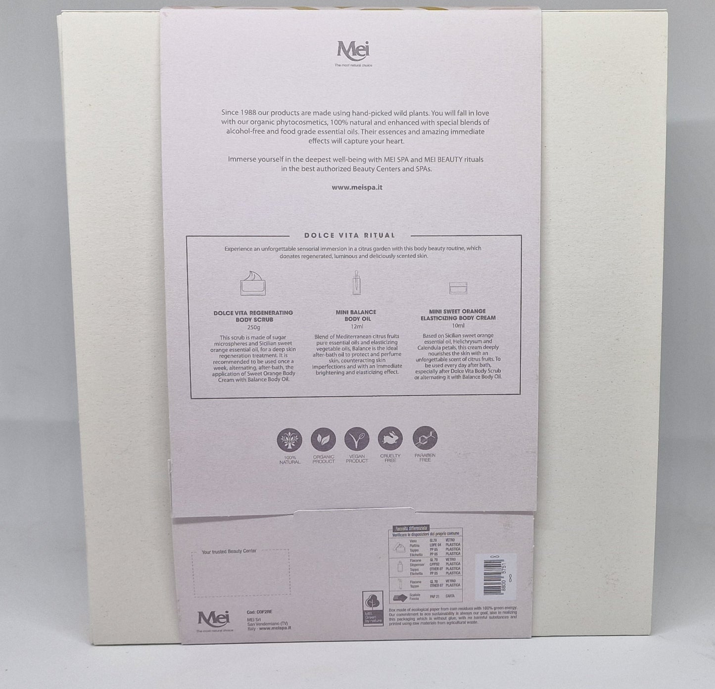 Mei Geschenkset Dolce Vita Ritual