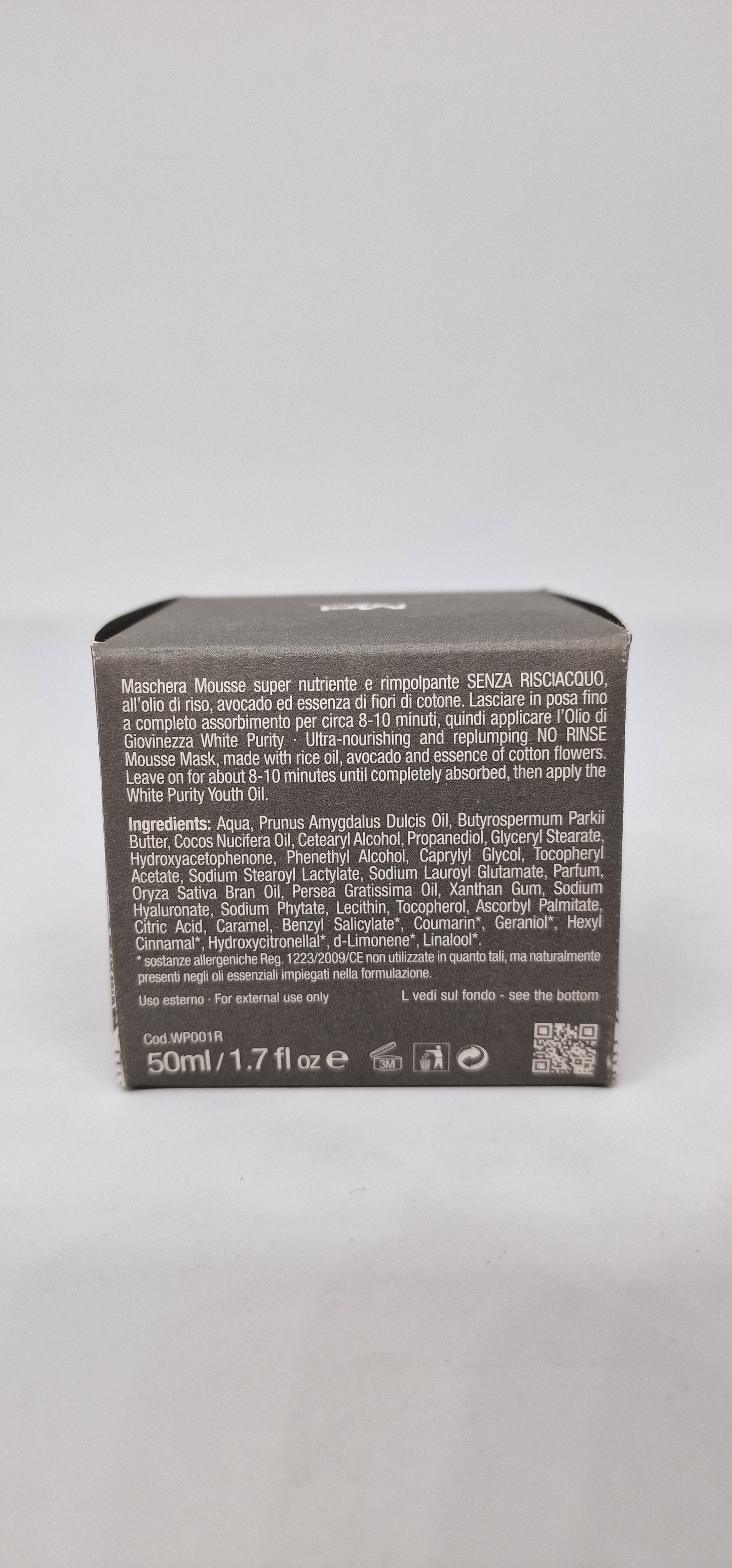 White Purity Mousse Mask