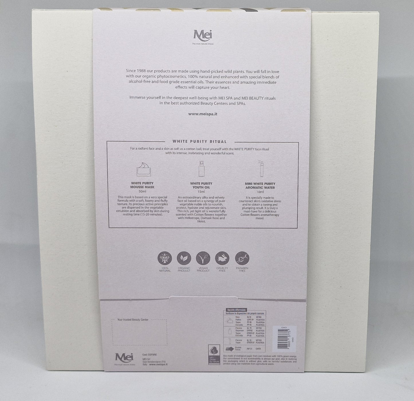 Mei Geschenkset White Purity Ritual