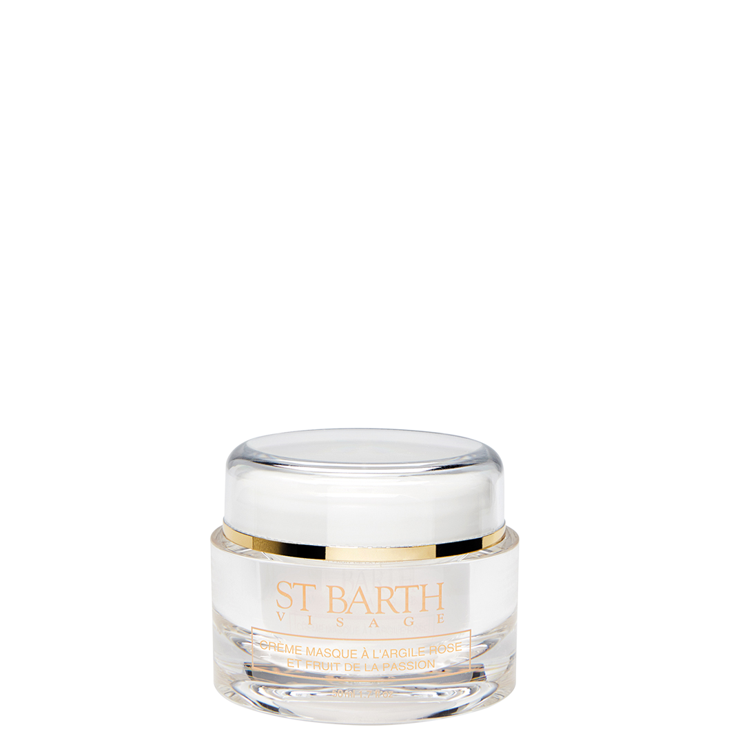 Creme Maske mit rosa Tonerde und Passionsfrucht