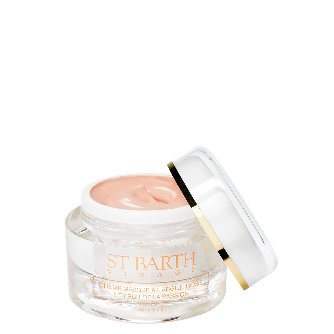Creme Maske mit rosa Tonerde und Passionsfrucht