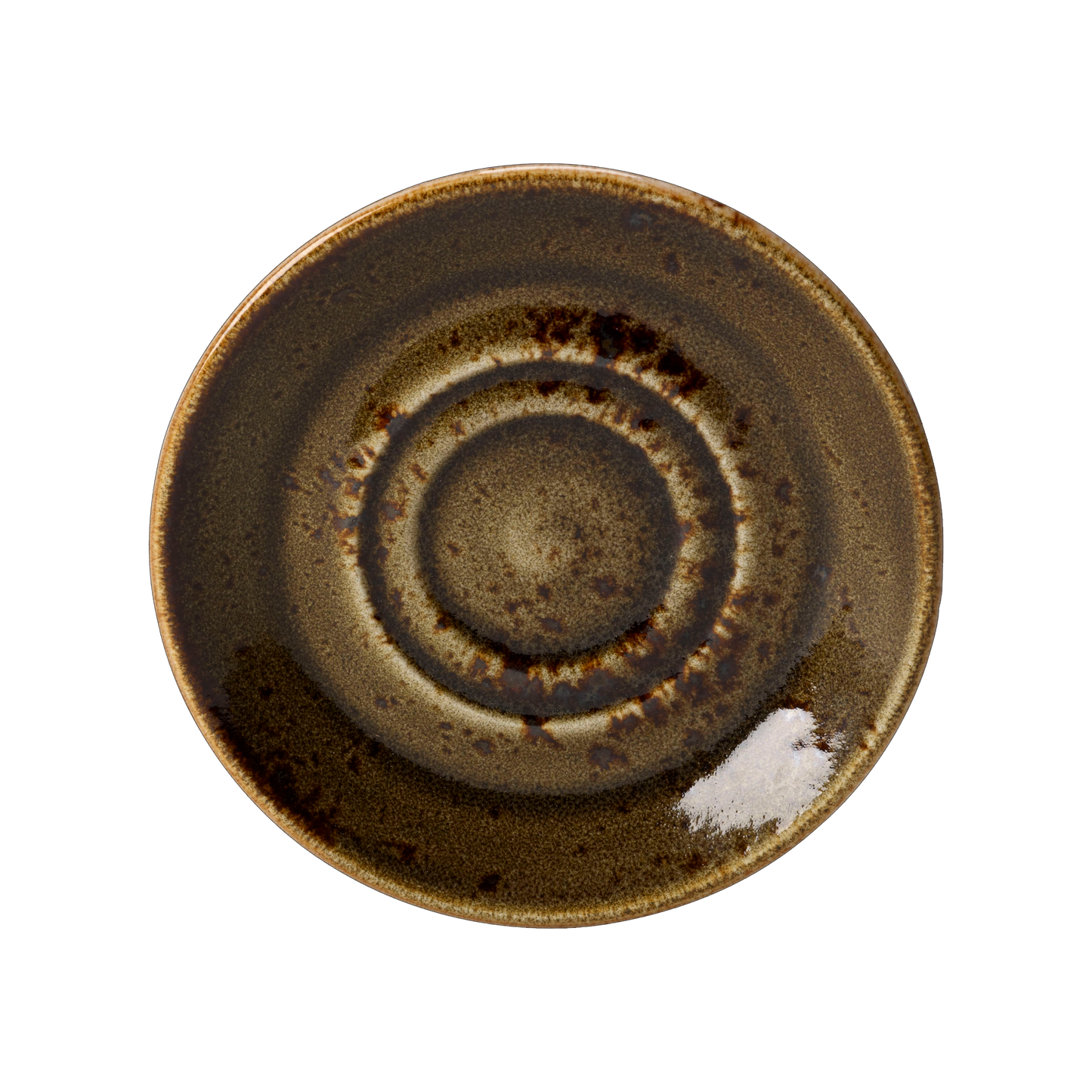 Saucer with double ring