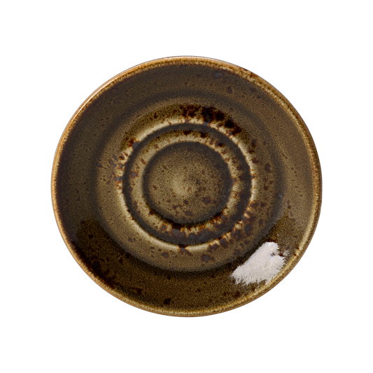 Saucer with double ring